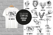 Steampunk Zodiac signs