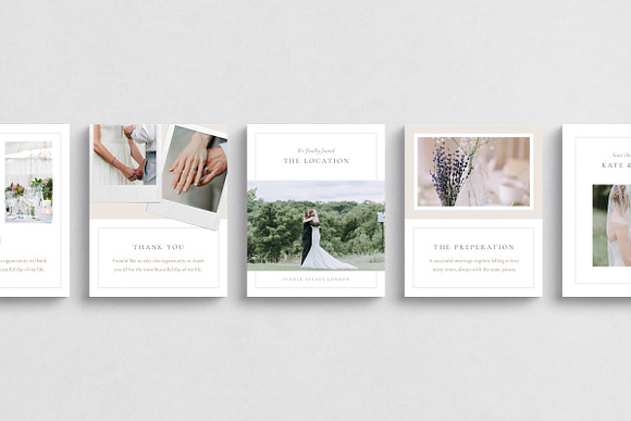 Wedding Theme Social Media Pack in Social Media Templates - product preview 1
