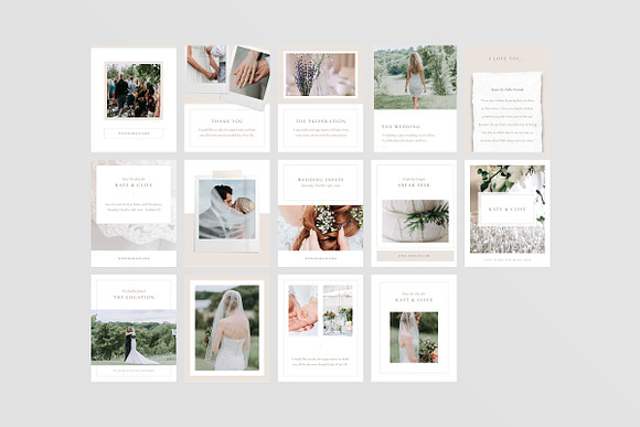 Wedding Theme Social Media Pack in Social Media Templates - product preview 9