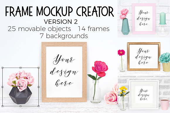 Frame Mockup Creator Bundle in Scene Creator Mockups - product preview 2