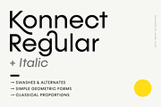 Konnect Regular + Italic Fonts