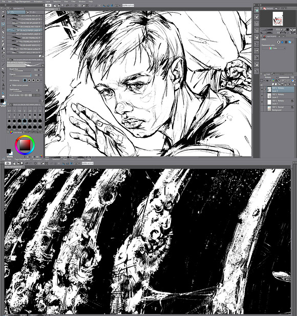 INK. CLIP STUDIO SubTools for inking in Add-Ons - product preview 3