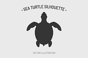 Sea Turtle Silhouette