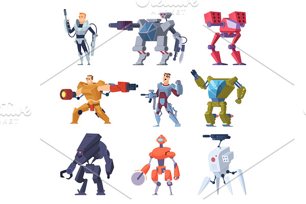 Combat robots. Armor transformers