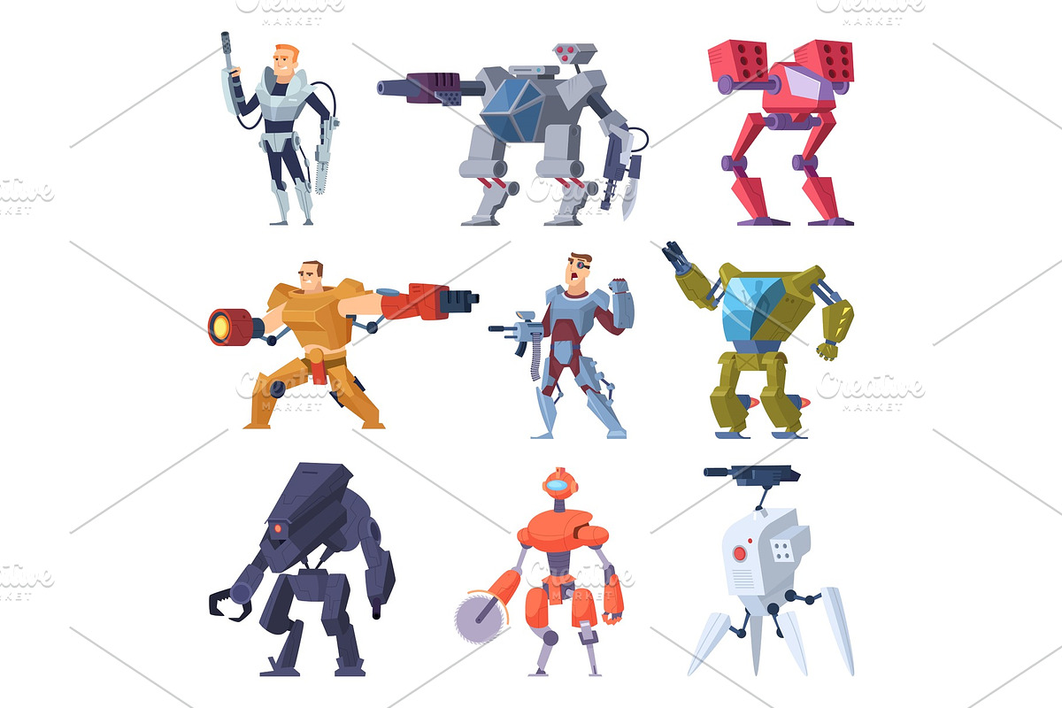 Combat robots. Armor transformers in Graphics - product preview 8