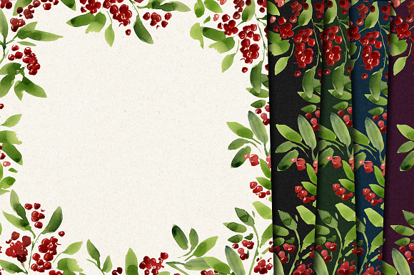 Watercolor pattern,christmas in Patterns - product preview 3