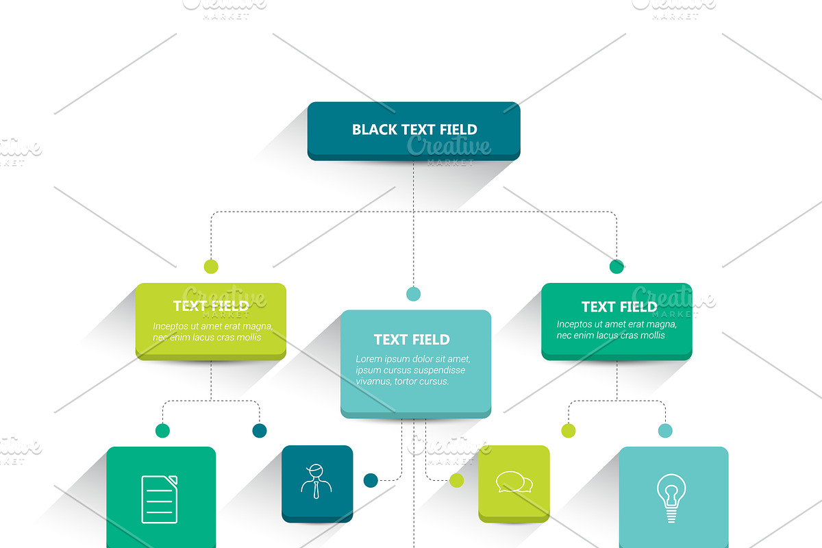 Infographics flowchart.  in Illustrations - product preview 8