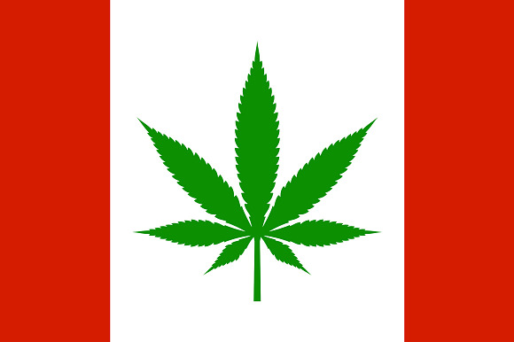 Legalization Cannabis Hemp on Canada in Objects - product preview 3