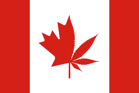 Legalization Cannabis Hemp on Canada in Objects - product preview 4