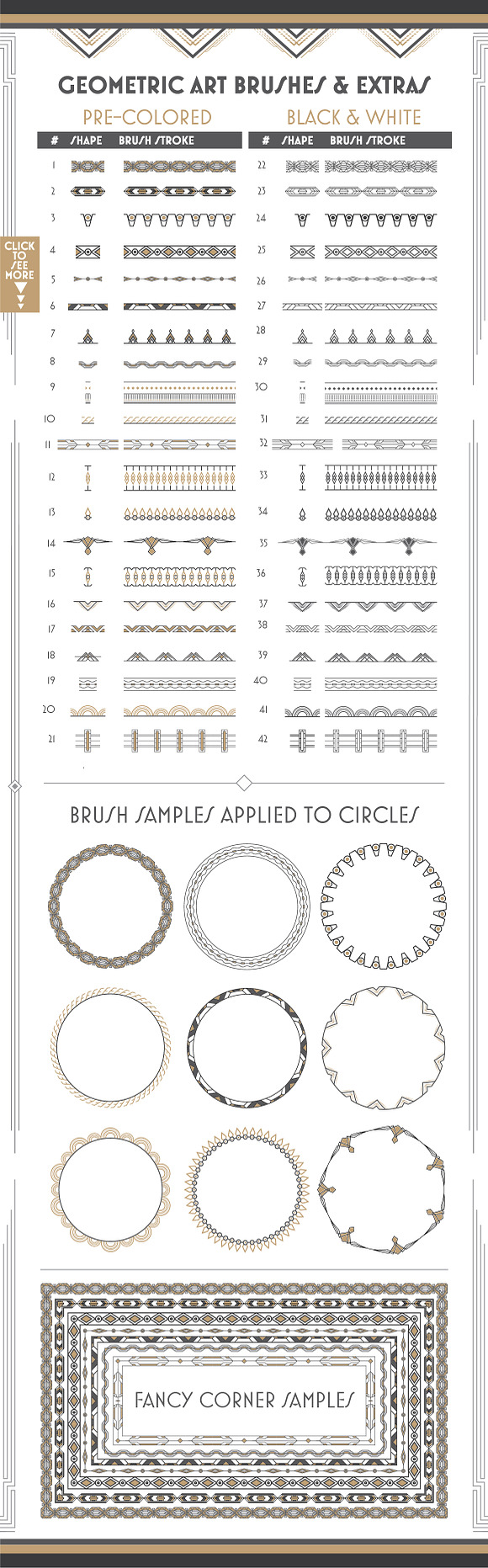Deco Brushes & Patterns - Vol. 3 in Patterns - product preview 3