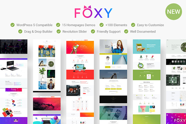 Foxy - Creative WordPress Theme