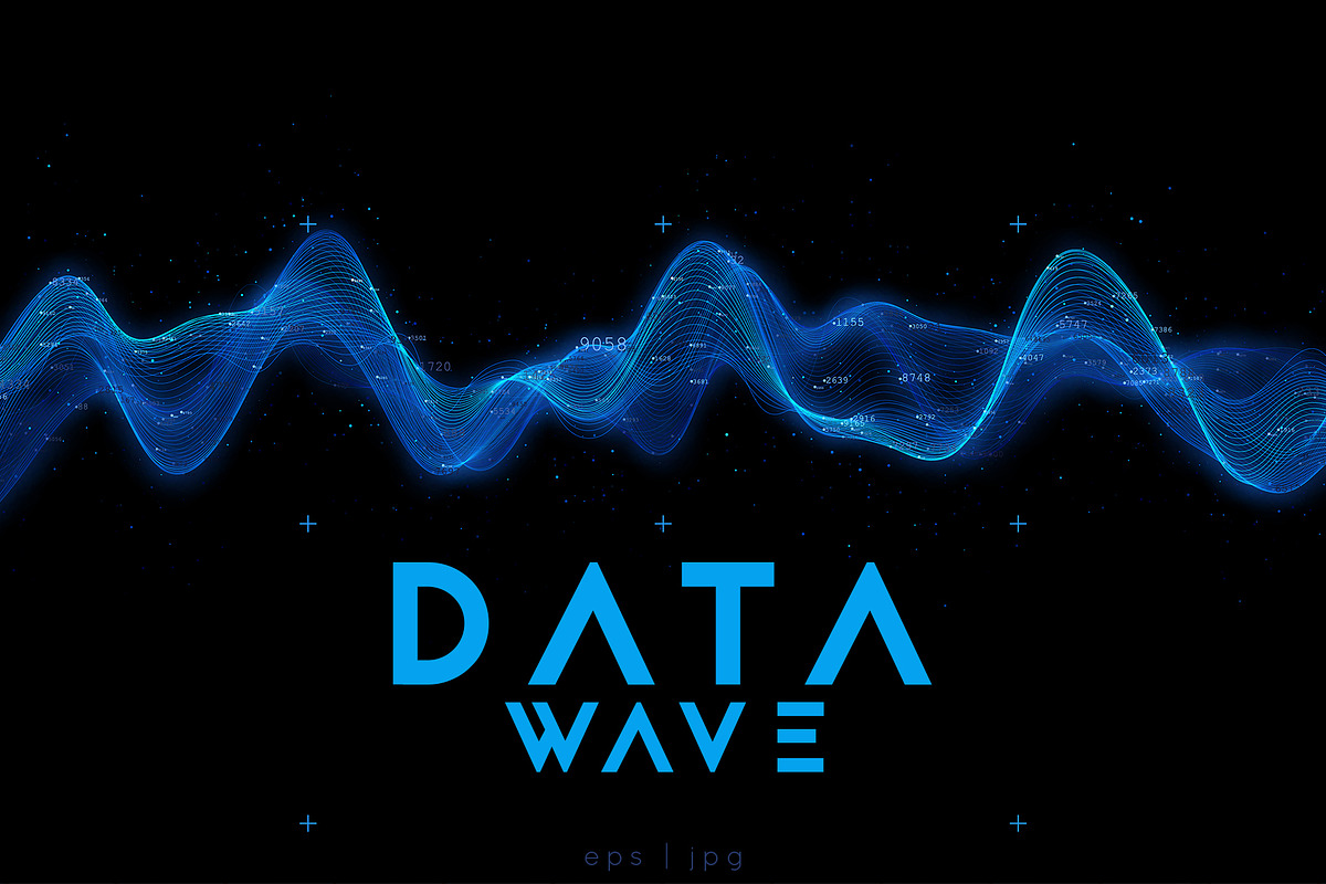 Big Data Wave Graph in Objects - product preview 8