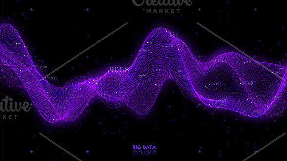 Big Data Wave Graph in Objects - product preview 2