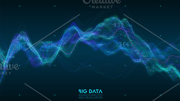 Big Data Wave Graph in Objects - product preview 7
