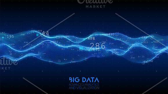 Big Data Wave Graph in Objects - product preview 9