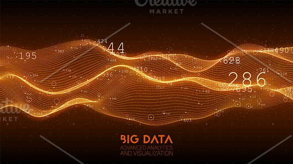 Big Data Wave Graph in Objects - product preview 10