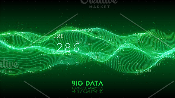 Big Data Wave Graph in Objects - product preview 11