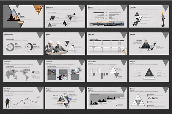 Architectural Design in Presentation Templates - product preview 3