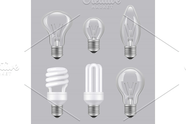 Realistic bulbs. Lighting
