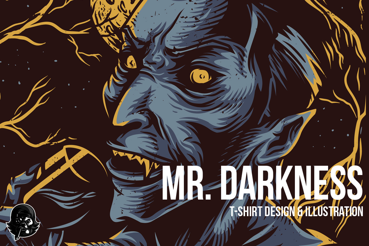 Mr. Darkness Illustration in Illustrations - product preview 8