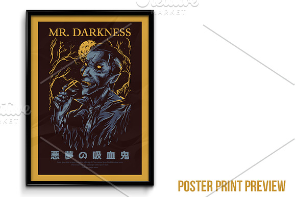 Mr. Darkness Illustration in Illustrations - product preview 3