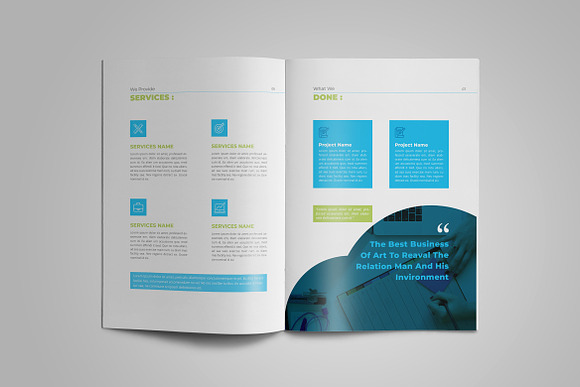 Business Brochure Design: 16 Pages in Brochure Templates - product preview 6