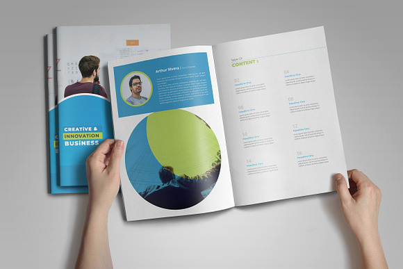 Business Brochure Design: 16 Pages in Brochure Templates - product preview 7