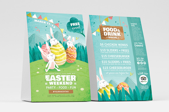 Easter Flyer Templates in Flyer Templates - product preview 2