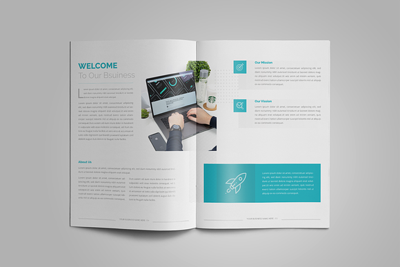 Business Brochure Design: 16 Pages in Brochure Templates - product preview 6
