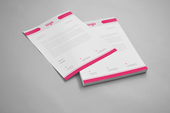 Simple Letterhead in Stationery Templates - product preview 4