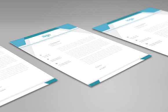 Abstract Simple Letterhead in Stationery Templates - product preview 2