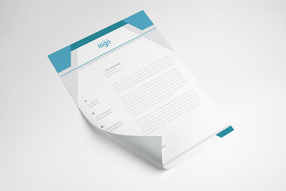 Abstract Simple Letterhead in Stationery Templates - product preview 5
