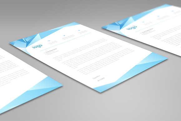Abstract Letterhead in Stationery Templates - product preview 2