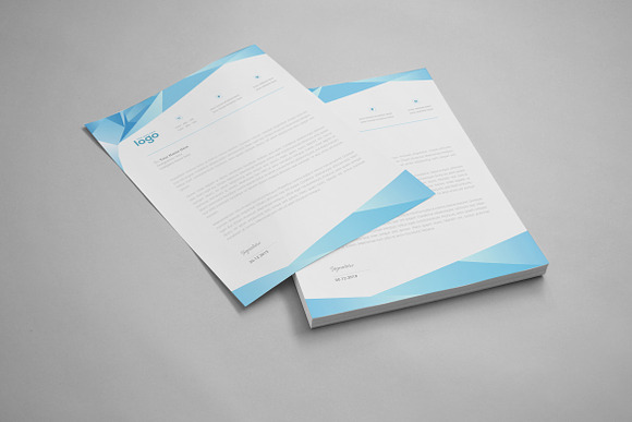 Abstract Letterhead in Stationery Templates - product preview 4