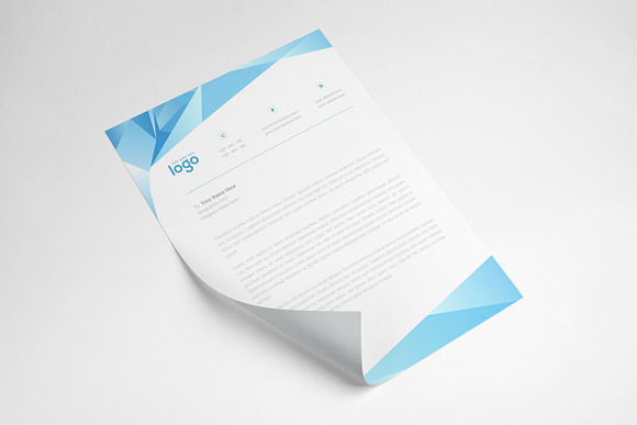 Abstract Letterhead in Stationery Templates - product preview 5