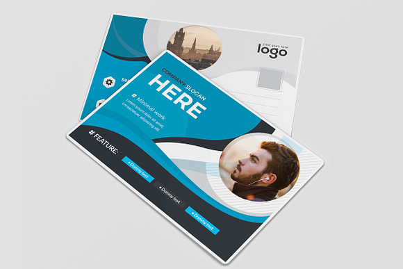 Post Card Design in Postcard Templates - product preview 1