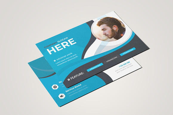 Post Card Design in Postcard Templates - product preview 3