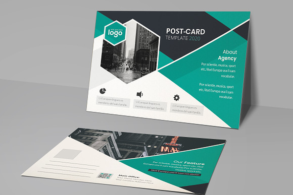 Post Card in Postcard Templates - product preview 4