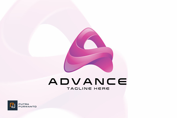 Advance / Letter A - Logo Template in Logo Templates - product preview 1