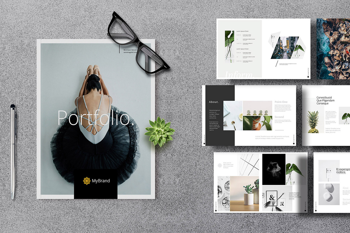 Photography & Portfolio Brochure in Brochure Templates - product preview 8
