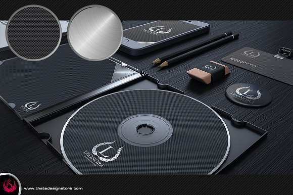 Black Classy Corporate Identity V2 in Stationery Templates - product preview 4