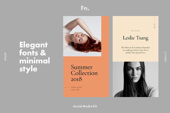 FN - Social Media Kit for Instagram in Instagram Templates - product preview 5