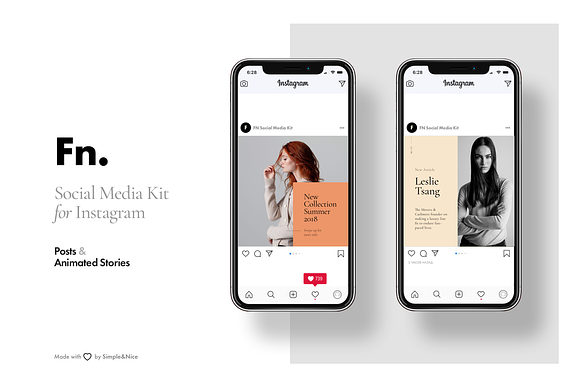 FN - Social Media Kit for Instagram in Instagram Templates - product preview 10