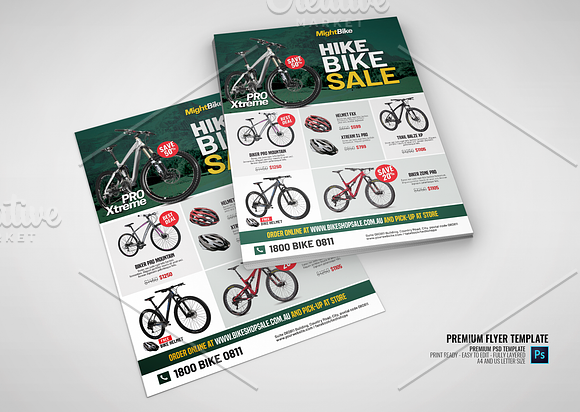 Bicycle Sale Flyer in Flyer Templates - product preview 2