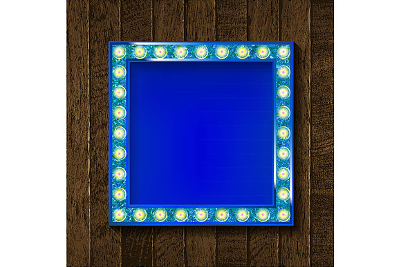 3 Square glowing frames in Graphics - product preview 2
