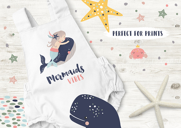Mermaids vibes in Illustrations - product preview 4