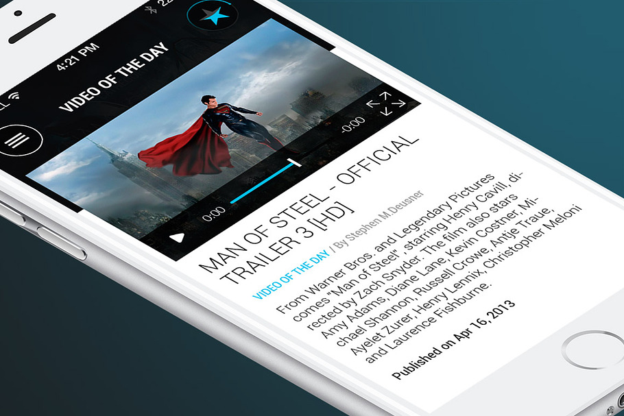 Movie App template in UI Kits and Libraries - product preview 8