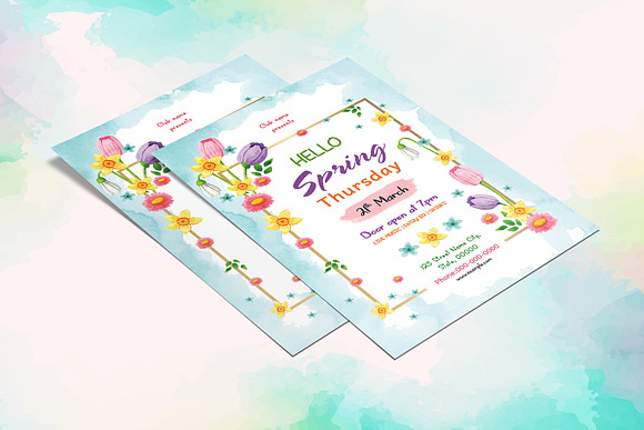 Spring Festival Flyer - V965 in Flyer Templates - product preview 3
