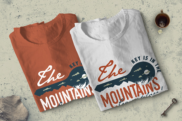 Mountain Key Logo Badge in Logo Templates - product preview 1