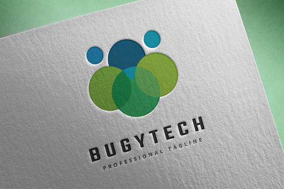 Bug Technology Logo in Logo Templates - product preview 3